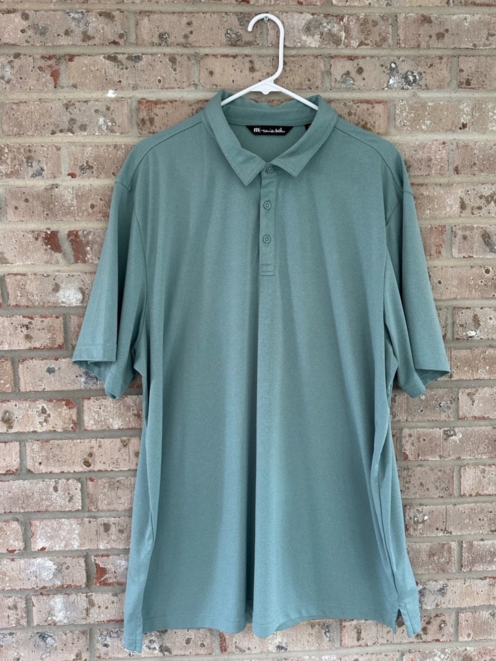 Travis Mathew Seafoam Green Golf Polo 3XL NWOT